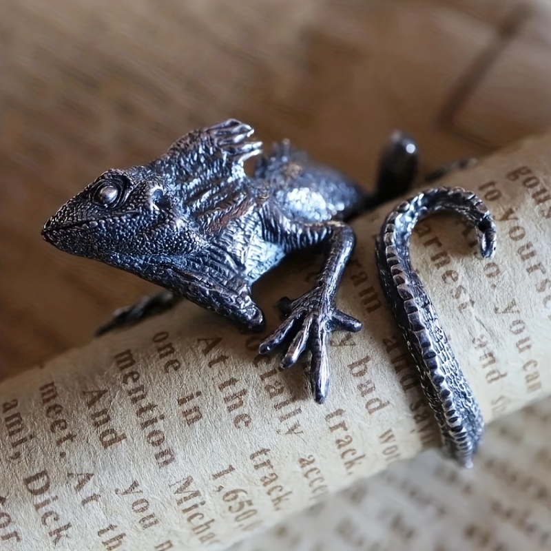 Vintage Silver Lizard Ring for Men